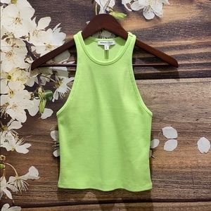 NWT EXPRESS x KARLA Racerback Ribbed Crop Tank